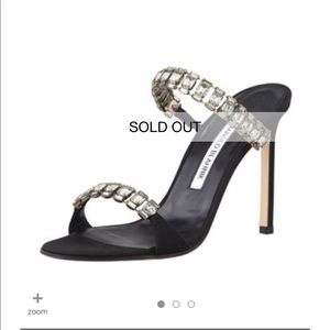 Authentic Manolo blahnik dallifac crystal sandals